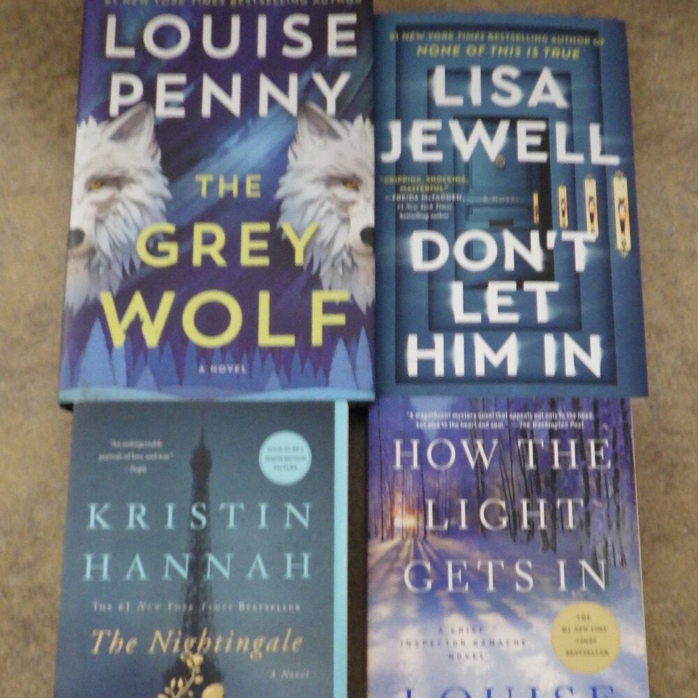 4 Books - Kristin Hannah, Lisa Jewell, Louise Penny Romance, Mystery, Suspense